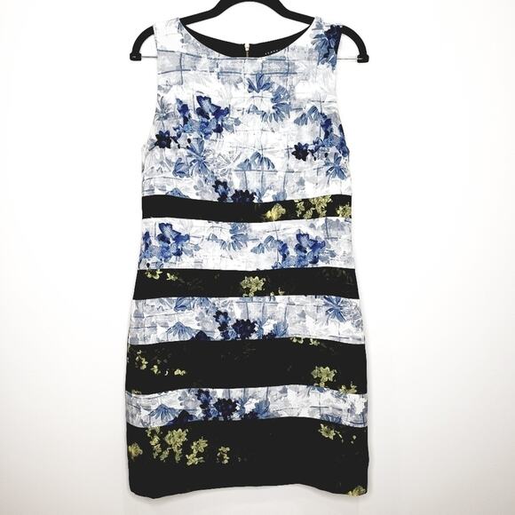 Ivanka Trump Floral Sleeveless Dress with Zipper Down the Back Size 8 - Picture 1 of 9